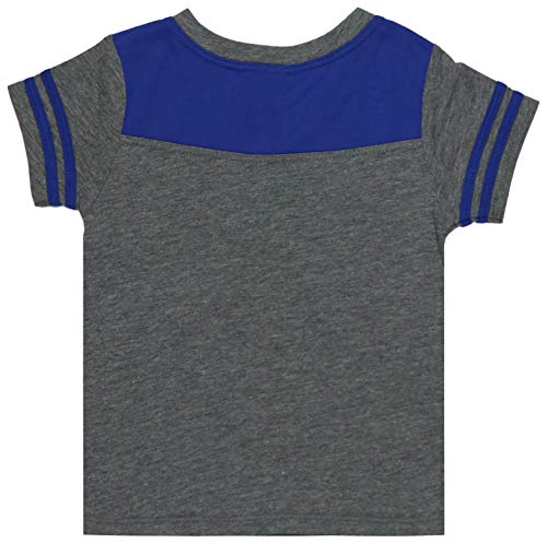 Image of ToBeInStyle Kids Boys Girls Cotton Jersey Contrast Raglan V-Neck Tee T-Shirts