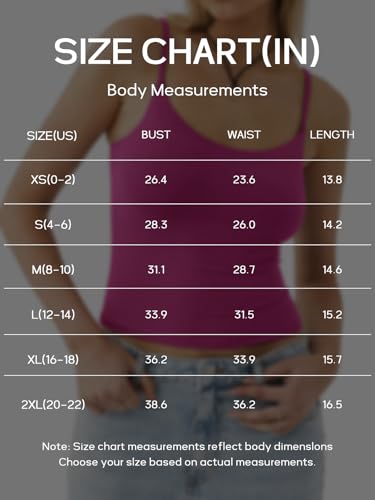 Image of PINKMSTYLE Women's Basic Double Lined Scoop Neck Tank Tops Adjustable Cami Tank Summer Sleeveless Tops