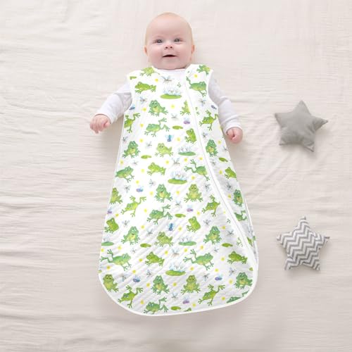Image of vvfelixl Bright Funny Dinosaurs Baby Sleeping Bag Sleep Sack,Baby Wearable Blanket Sleep Suit for 0-6 Months