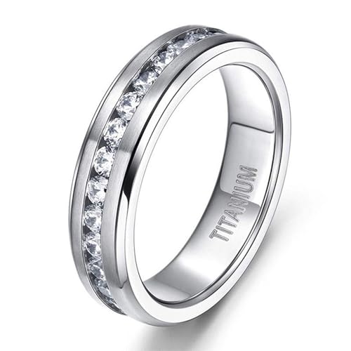 Bague acier tungstène homme bleu zirconium idée cadeau anniversaire originale