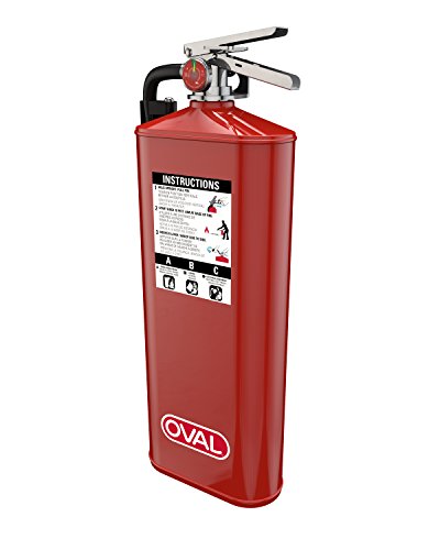 Oval Brand 10 lb ABC Fire Extinguisher Model 10HABC with 4A:80B:C Rating