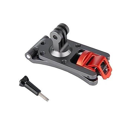 NICEYRIG Aluminum Backpack Strap Mount for GoPro Hero 11/10/9/8/7, DJI OSMO Action 3 [Upgraded Version] with 3mm - 10mm Wide Range Clamp Applicable for Padded Backpack, Bag, Tool Belt