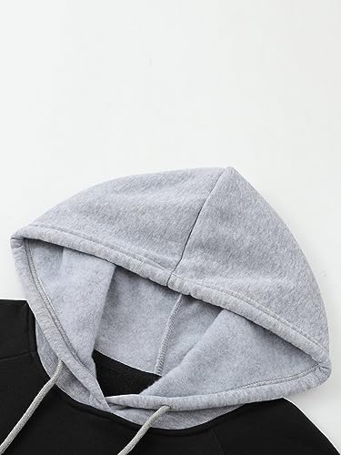 SOLY HUX Men's Casual Colorblock Pullover Fashion Loose Fit Long Sleeve Graphic Trendy Drawstring Hoodie Sweatshirt3