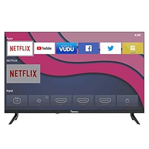 Impecca 40 Inch Smart TV, Full HD 1080P, Stream Netflix,YouTube, VUDU, Browser, APP-Store, Built-in Stereo Speakers, Full Function Remote Control -TL4002NS
