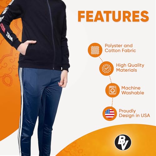 BROOKLYN VERTICAL Boys 3-Pack Tricot Jogger Sweatpants with Pockets | Soft Warm Cozy Size 6-204