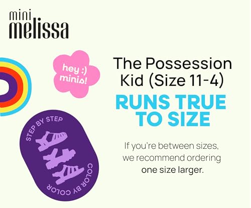 Image of mini melissa Possession Jelly Fisherman Sandal for Toddler and Kids | Iconic Fisherman Jelly Sandal for Toddlers & Girls, Adjustable Buckle, Waterproof, Bubblegum Scent, Play & Dress Shoes