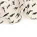 Datework Women Chiffon Satin Summer Wrap Shawl Silk Scarf for White & Black Cat