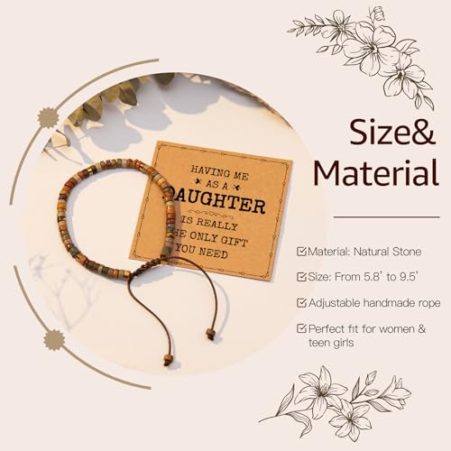 Image of AGOT Daughter in Law Bracelets Gifts: Dear Daughter in Law Birthday Gifts from Mother in Law