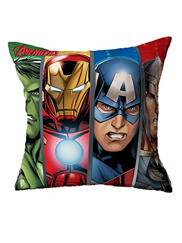 Image of Athom Living Avengers Cushion Cover, 16 X 16 Inches, Multicolour