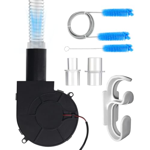 CPAP Hose Dryer Cleaning Kit: Fast-Drying Silent Blower Fan Cleaner for Resmed Airsense 10/11 Heated Tubing, for Universal 22mm CPAP Hose Tubes Cleaning Supplies