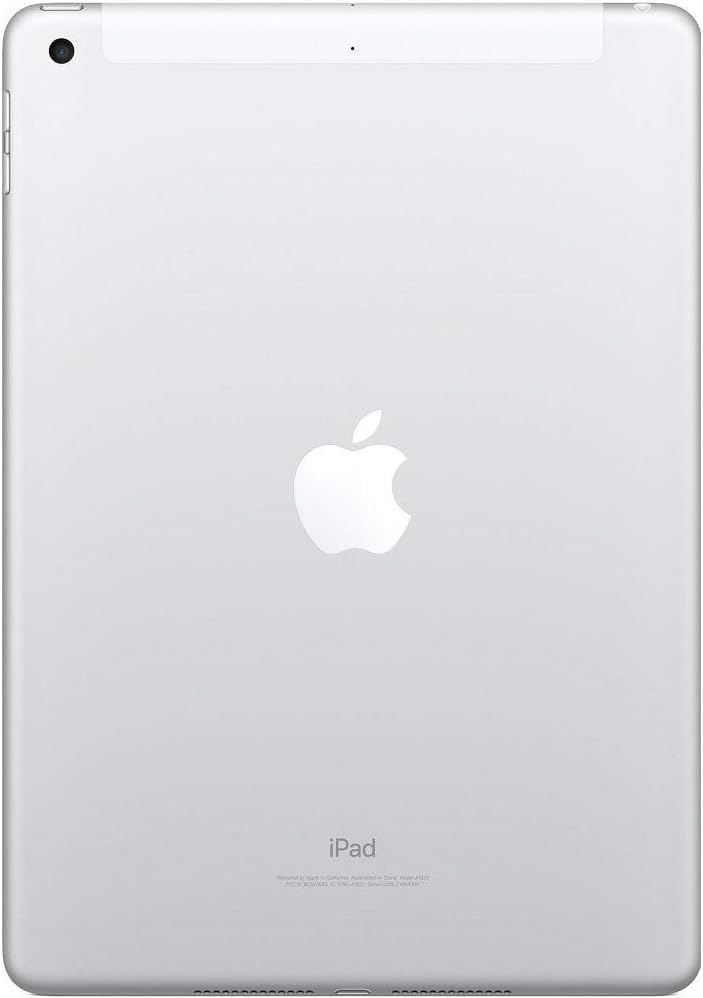 Apple iPad with WiFi, 128GB, Silver (2017 Model) (Renewed)