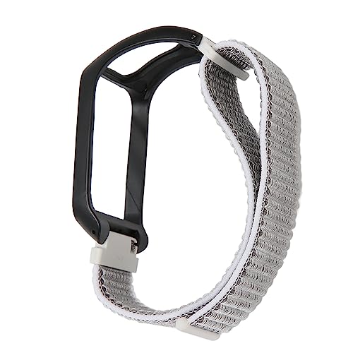 Correa de reloj deportiva de nailon trenzado elástico 2 en 1, correa de repuesto para TomTom Runner 3 y Adventurer, correa de reloj transpirable y lavable con estuche protector. (Color de concha de