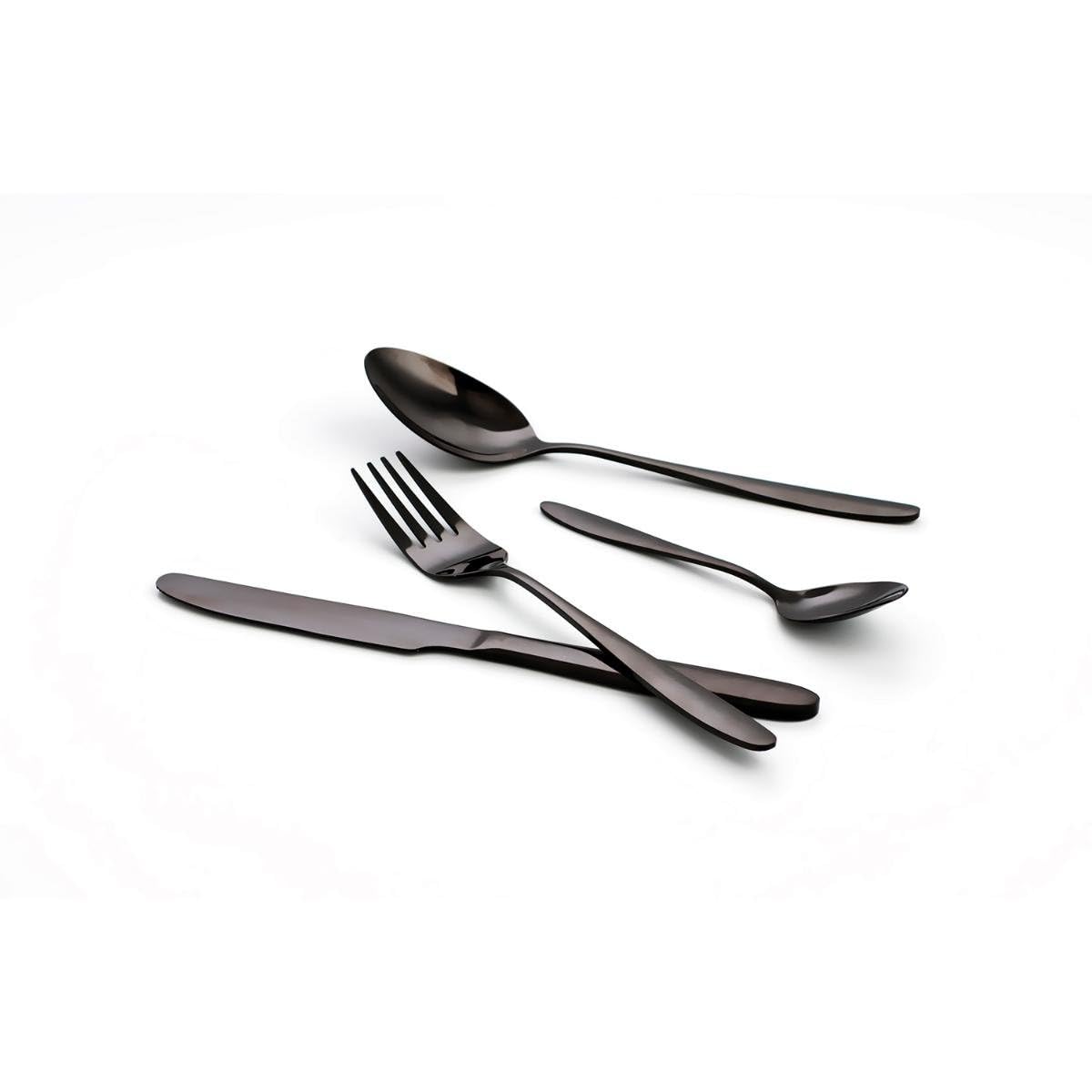 Bestekset 24 delig goud in Roos ei | 6 personen gouden bestek - Kookwinkel Kitchen&More