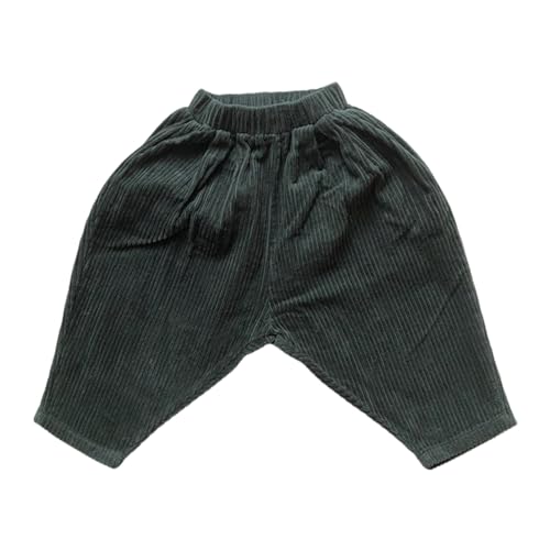 Toddler Boys Cotton Harem Pants Corduroy Solid Color Thermal Casual Trousers Comfy Stretchy Sweatpants for Kids Boys