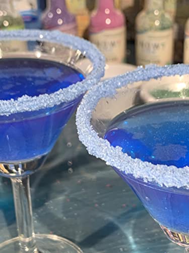 Snowy River Blue Cocktail Salt - Naturally Colored Margarita Salt, Margarita Rimmer, Beverage Rimmer, Cocktail Rimming Salt, Decorative Salt, Kosher (4Oz Bag) #TOP3