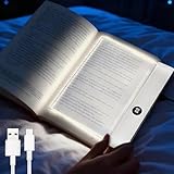 Smart LED Book Light,Leselampe Buch mit 3 Farben und Timer,Tragbare Flaches...
