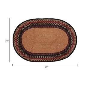 VHC Brands Cumberland Stenciled Moose Rustic Entryway Rug, Cozy Cabin Natural & Dyed Jute Tan Oval Welcome to The Cabin Mat Non Skid Pad 20x31 VHC Brands Cumberland Stenciled Moose Rustic Entryway Rug Cozy Cabin Natural Dyed Jute Tan Oval Welcome to The Cabin Mat Non Skid Pad 20×31