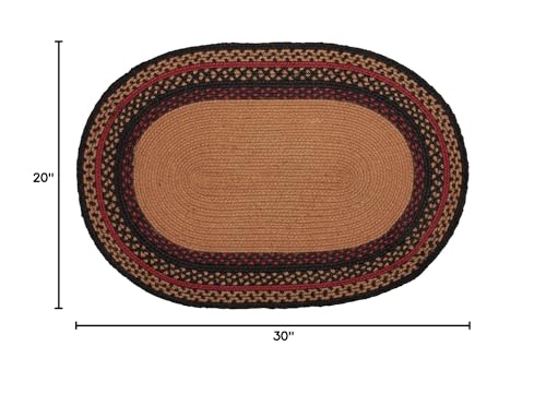 VHC-Brands-Cumberland-Stenciled-Moose-Rustic-Entryway-Rug-Cozy-Cabin-Natural-Dyed-Jute-Tan-Oval-Welcome-to-The-Cabin-Mat-Non-Skid-Pad-20×31 VHC Brands Cumberland Stenciled Moose Rustic Entryway Rug Cozy Cabin Natural Dyed Jute Tan Oval Welcome to The Cabin Mat Non Skid Pad 20×31