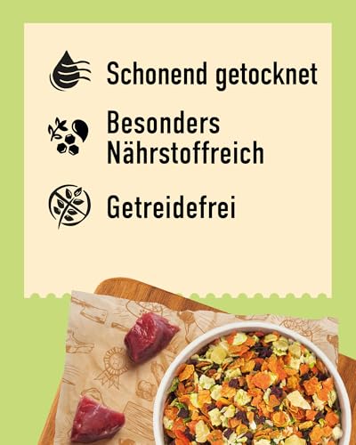 Gemüse-Frucht-Mix, 1kg-Beutel, Futterergänzung als gesunde, natürliche Ernährung für Hunde von DIBO, Hundefutter, Barf, B.A.R.F.
