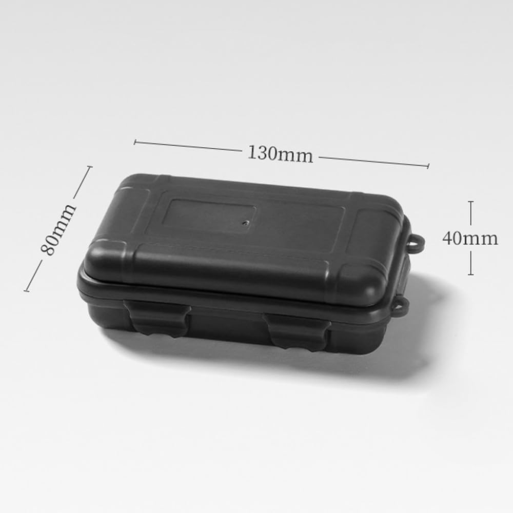 Compact Small EDC Tool and Survival Storage Box–Ideal for Camping, Travel, and Everyday Carry–Shockproof,Pressure-Resistant,Waterproof,and Airtight 13 * 8 * 4cm