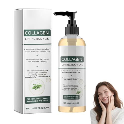 Cvreoz Collagen Oil 2026 New Collagen Lifting Body Oil After Shower Anti Aging Moisturizing Collagen Lifting Body Oil For Women & Men Natural Anti-Wrinkle Serum for All Skin Types
