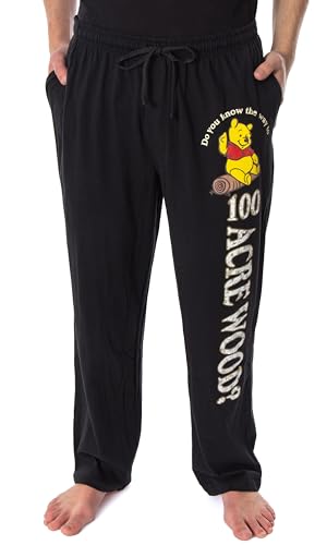 Disney Adult Winnie The Pooh 100 Acre Woods Lounge Sleep Pajama Pants