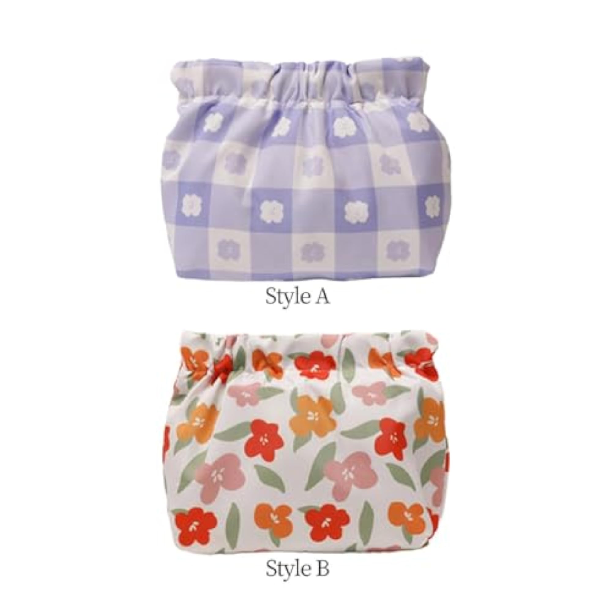Portable Self Closing Makeup Pouch for Travel