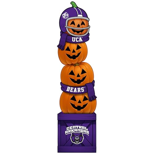 Fan Creations NCAA Central Arkansas Bears 46-Inch Pumpkin Stacked Leaner with Helmet