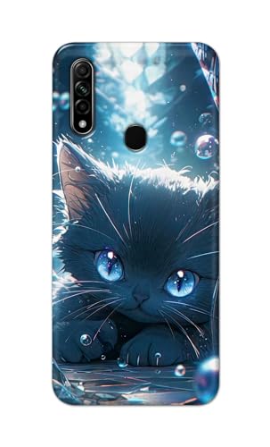Image of Printed Hard Back Cover Case for Oppo A31 Back Cover (Cute Cat) -1111