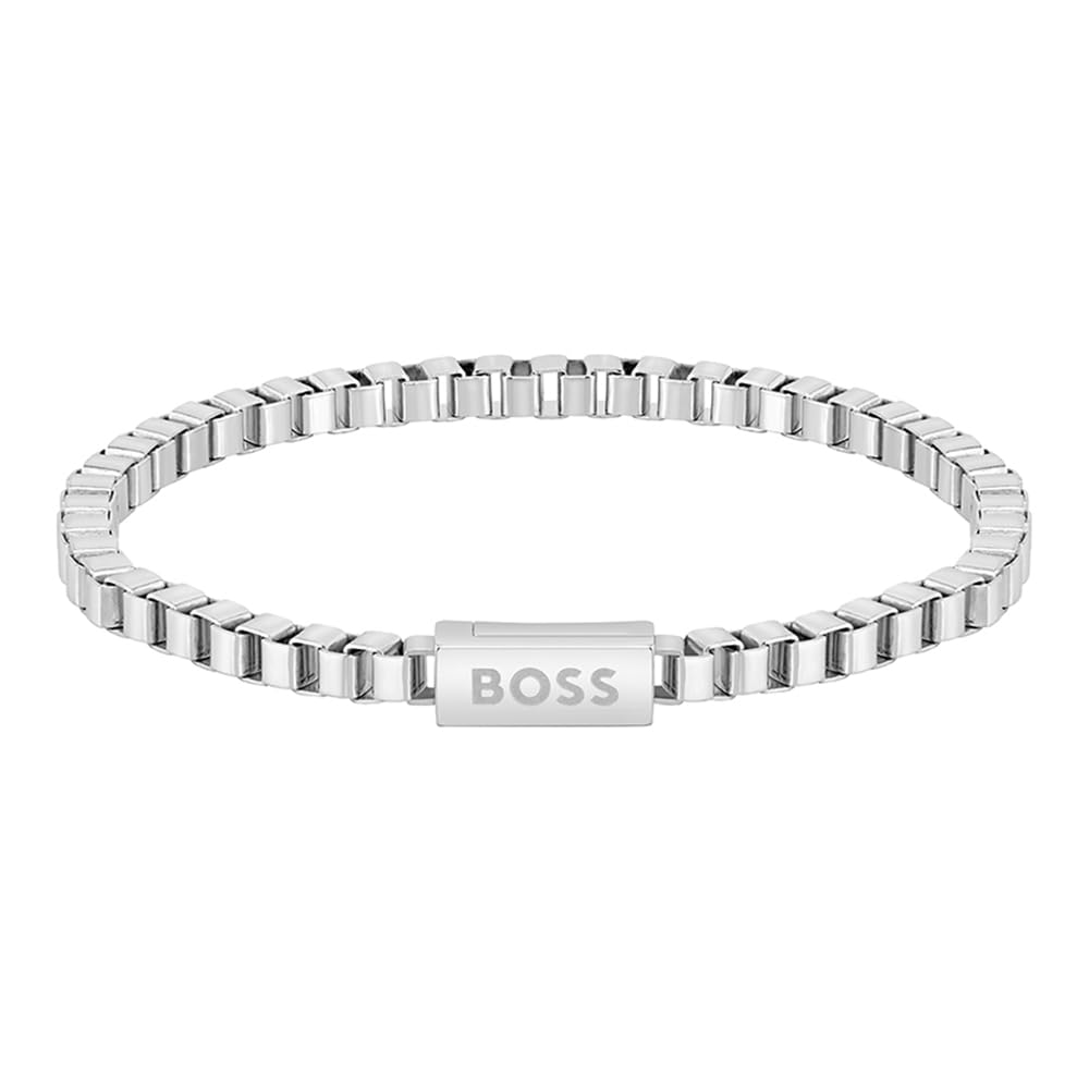 BOSS Jewelry Link Bracelet for Men Collection CHAIN FOR HIM - 1580288, Stainless Steel, Without gemstones