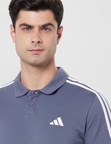 adidas Men’s Polo Shirts M 3S Co Black - Image 6