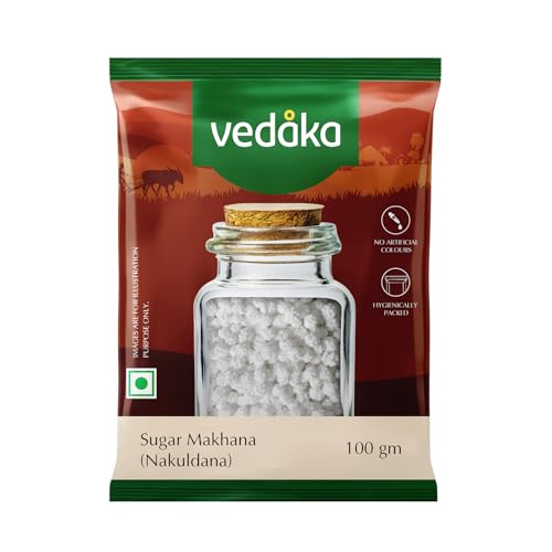 Image of Amazon Brand - Vedaka Sugar Makhana (Nakuldana) 100 g