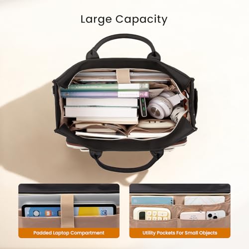 LOVEVOOK Tote with Accordion Organizer