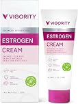Estrogen Cream For Women, Natural Bioidentical, Hot Flashes Menopause Relief, Estrogen Cream With Wild Yam, Menstrual Cycle & Body Balance Support, Menopause Support For Women