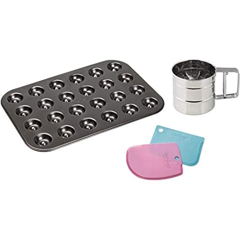 Zenker Husarenkrapfen-Set, 24er-Engelsaugen-Backblech mit Antihaftbeschichtung Cover