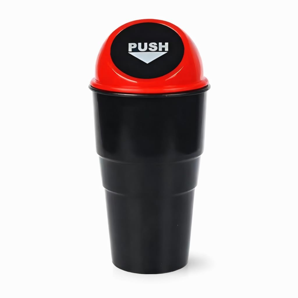 Modern Ribbed Dustbin - Elegant Kitchen Storage -7