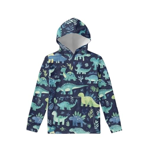 Upetstory Hoodies for Girls Boys Kids Long Sleeve Hooded Sweatshirt with Pockets Casual Pullover Tops S-XL
