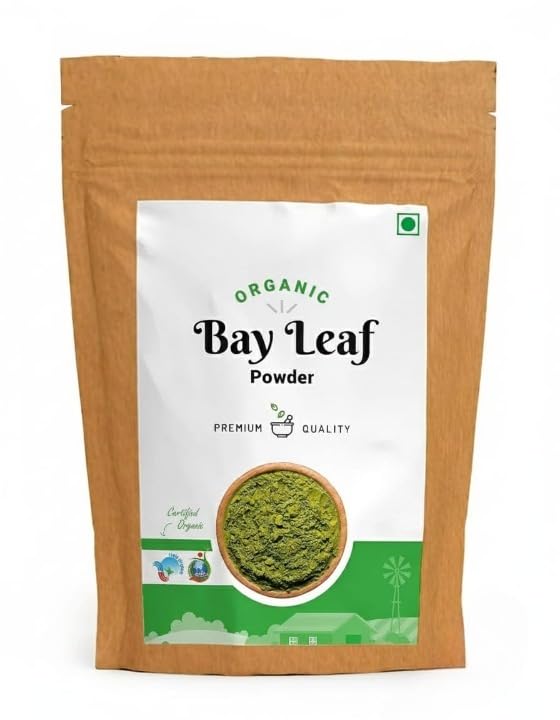 Organic Bay Leaf, Tej Patta Powder | Cinnamomum Tamala | No Preservatives -250 GM