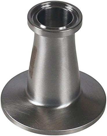 Concentric Reducer | Tri Clamp 1 inch x 3/4 in. - Stainless Steel SS304 / 3A - Glacier Tanks - (3 Pack)