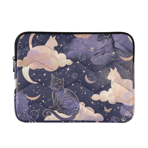 Pochette PC portable 13-14 pouces ALAZA motif chat pour les cours
