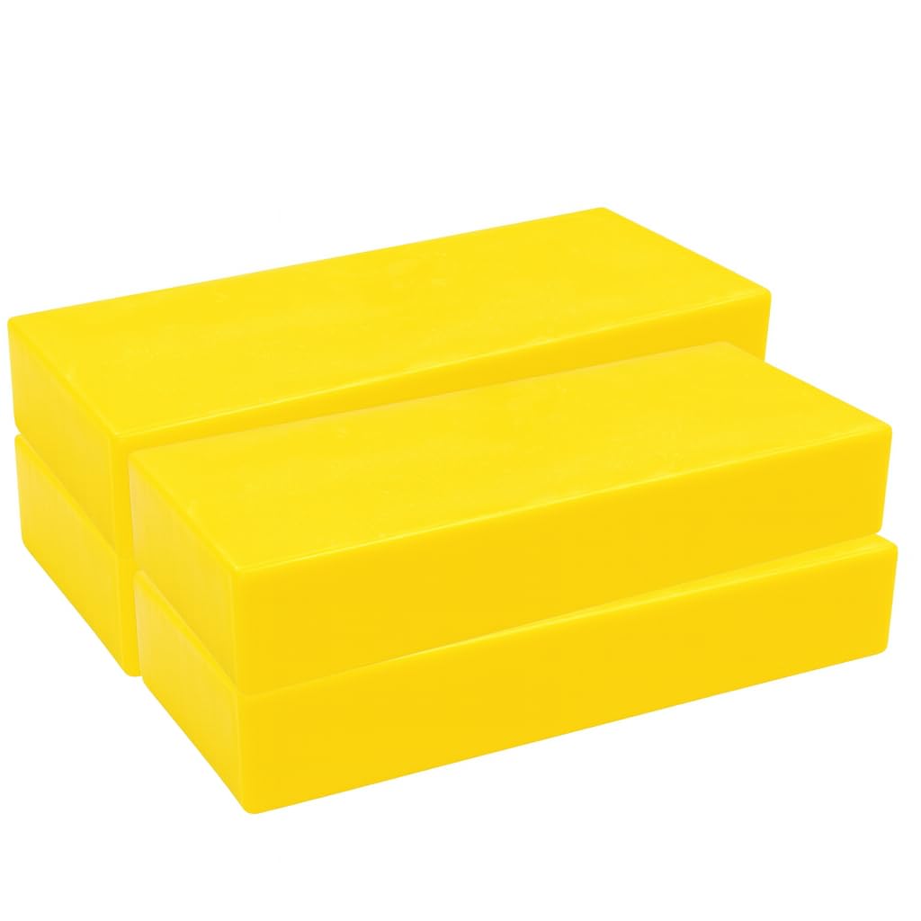 SkinStar Universal Wachs gelb Bügelwachs Ski Wax 4X 250g (1kg) - Werkstatt fluorfrei und PFAS-frei