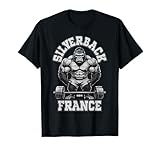 96,4% Silverback Gym Apparel, Bodybuilding, Strongman Franc T-Shirt
