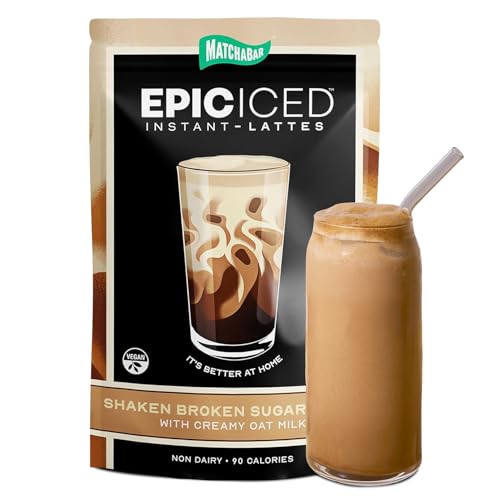 Matchabar Epic Iced Instant Latte Powder | Shaken Brown Sugar