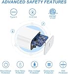 iPhone Charger Fast Charging【Apple MFi Certified】 3Pack USB-C Wall Charger Block with 6FT USB C to Lightning Cables for iPhone 14/14 Pro/14Pro Max/13/13 Pro/12/12 Pro/12 Pro Max/11/Xs Max/XR/X Type C
