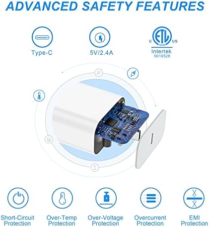 iPhone Charger Fast Charging【Apple MFi Certified】 3Pack USB-C Wall Charger Block with 6FT USB C to Lightning Cables for iPhone 14/14 Pro/14Pro Max/13/13 Pro/12/12 Pro/12 Pro Max/11/Xs Max/XR/X Type C - 1