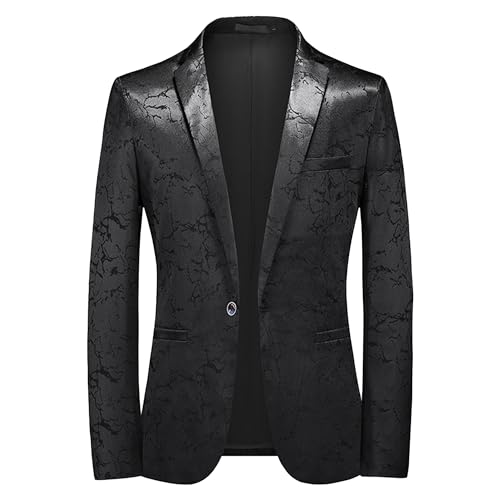 Veste de bal fleurie slim pour homme idéale pour mariages et soirées habillées