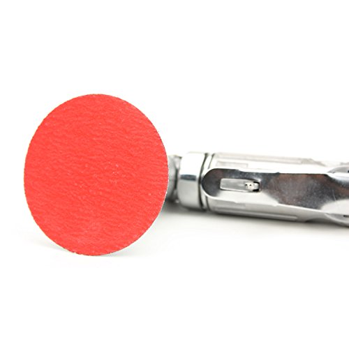 Miniatura 3 de BHA Discos de lijado de cerámica de cambio rápido tipo R macho, rollo de 3 pulgadas, grano 80, paquete de 25