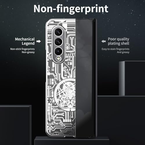 Coque Samsung Galaxy Z Fold 3 antichoc fine polycarbonate argent robuste - 6