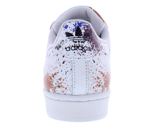 adidas Superstar GS Girls Shoes Size 7, Color: White/Multi Color/Egg White4