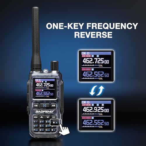 Image of [Chirp Compatible] Baofeng UV-5G Mini GMRS Handheld Radio with BT App Programming, Long Range Walkie Talkie GMRS Repeater Capable, with 8-Band Receiver, 999 Channels, for Off-Road, 2 Pack, Quartz